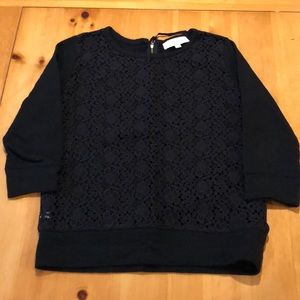 Never worn! Lace sweatshirt!